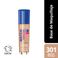 RIMMEL BASE MATCH PERF. WARM H.NEW 30 m                               