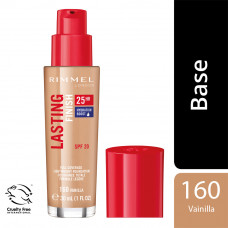 RIMMEL * BASE LAST.25HS 160-VANILL 30 m                               