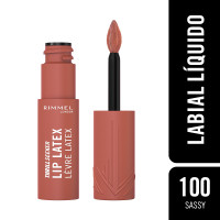 RIMMEL BRILLO LAB.LIP LATEX 100-SASSY                                 