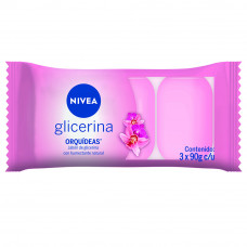NIVEA JAB.GLIC. x3X90Grs ORQUIDEAS