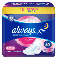 ALWAYS XT.TRIPLE PROT.NOCHE x16Un. SUAVE