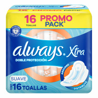 ALWAYS XTRA DOBLE PROT.SUAVE x16Un.