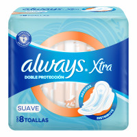 ALWAYS XTRA DOBLE PROT.SUAVE x8Un.