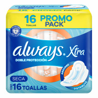 ALWAYS XTRA DOBLE PROT.SECA x16Un.