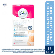 VEET BANDA AXILA-BIKINI SENSIBLE x16 