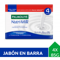 PALMOLIVE JAB.NUTRI-MILK x4x85 Grs
