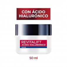 Crema Hidratante Noche L'Oreal Paris Revitalift Acido Hialuronico