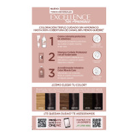 Kit Tintura Excellence Sin Amoníaco Tono 2U Negro Claro Universal
