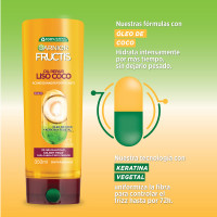 Acondicionador Fructis Liso Coco 350ml 