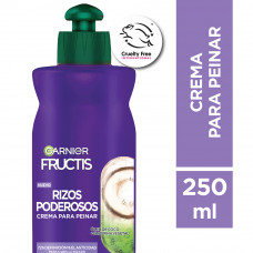 Crema Para Peinar Fructis Rizos Poderosos 250ml 