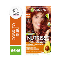 Kit Tintura Nutrisse Colorissimo Tono 6646 Cobrizo Rubi