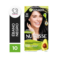 Kit Tintura Nutrisse Clasico Tono 10 Ebano Negro