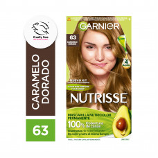Kit Tintura Nutrisse Clasico Tono 63 Caramelo Dorado