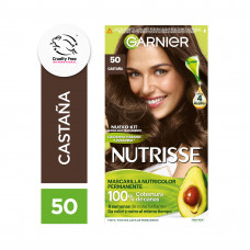 Kit Tintura Nutrisse Clasico Tono 50 Castaña