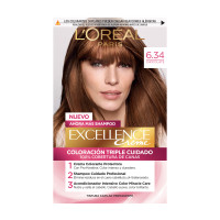 Kit Tintura Excellence Creme Tono 6.34 Chocolate