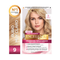 Kit Tintura Excellence Creme Tono 9 Rubio Muy Claro