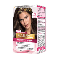 Kit Tintura Excellence Creme Tono Tono 5.1 Castaño Claro Ceniza