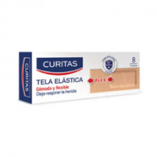 CURITAS TELA ELASTICA FLEX x8Un.