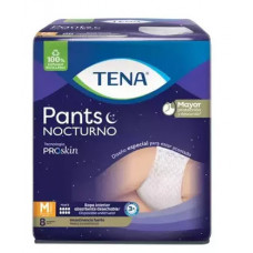 TENA PANTS NOCTURNO MEDIUM x8 U                                       