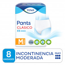 TENA PANTS CLASICO MEDIUM 8 U                                         