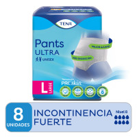 TENA PANTS ULT. x8Un. LARGE