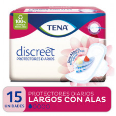 TENA PROT.DISC.LARGO x15Un. C/ALAS