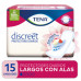 TENA PROT.DISC.LARGO x15Un. C/ALAS