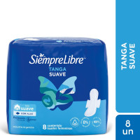 S.LIBRE SUAVE TANGA C/ALAS x8Un.