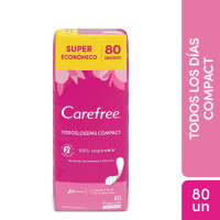 CAREFREE PROT.COMPACT x80Un. S/PERF.