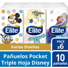 ELITE POCKET DISNEY x6X10 Un.