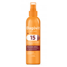 BAGOVIT SOLAR SPRAY FPS15 ACELERADOR x200 Grs