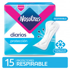 NOSOTRAS PROT.DIARIO x15Un. RESPIRABL
