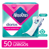 NOSOTRAS PROT.DIARIO x50Un. LARGOS