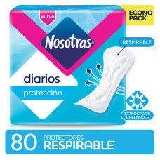 NOSOTRAS PROT.DIARIO RESPIRABLE x80 Un.