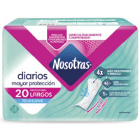 NOSOTRAS PROT.DIARIO LARGOS x20 Un.