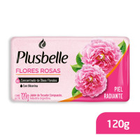PLUSBELLE JAB. FLORES ROSAS 120 G                                     