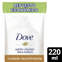 DOVE JAB.LIQ.P/MANOS x220ml. CUI-RECO