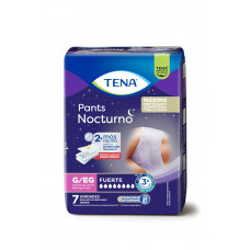 TENA PANTS NOCTURNO GDE x7 Un.