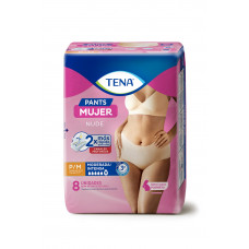 TENA PANTS MUJER PEQ-MED. 8 U                                         