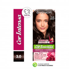 Kit Tintura Permanente Cor Intensa Tono 3.0 