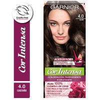 Kit Tintura Permanente Cor Intensa Tono 4.0