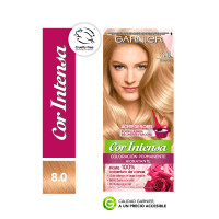 Kit Tintura Permanente Cor Intensa Tono 8.0 