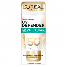 Protector Solar L'Oreal Paris Uv Defender Anti Brillo Sin Color FPS50+